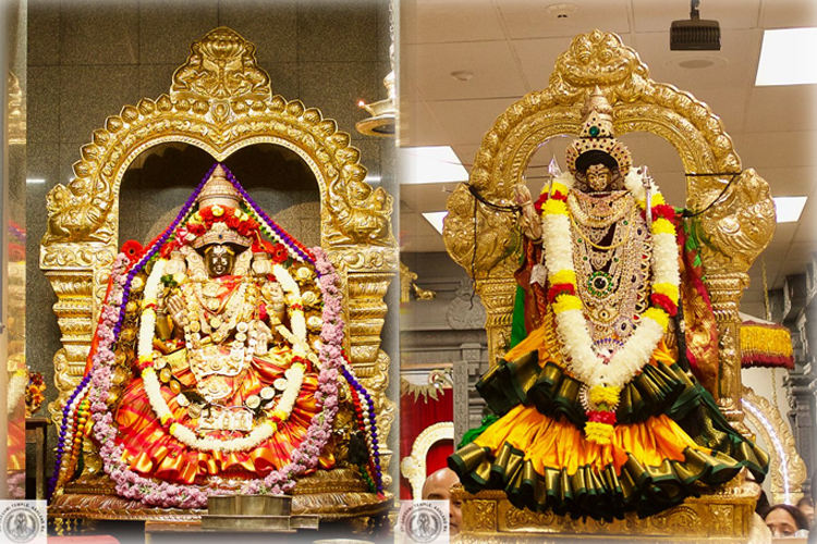 அமெரிக்காவின் ஆஸ்லேண்டின் ஸ்ரீ லெட்சுமி திருக்கோயில்!